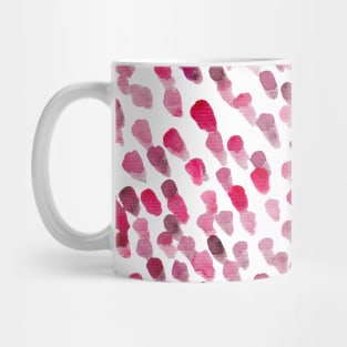 Imperfect brush strokes - pink Mug